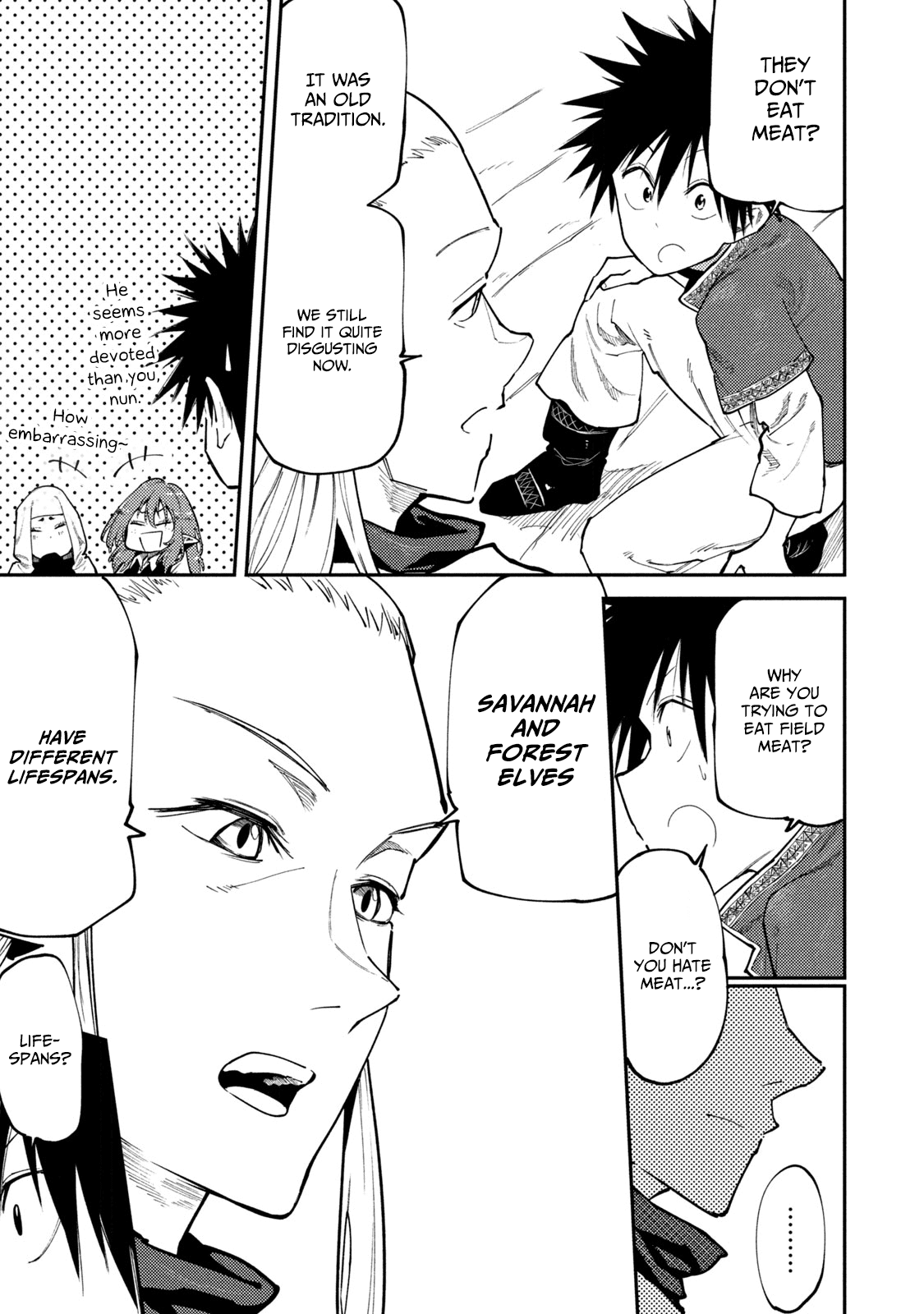 Mazumeshi Elf To Youbokugurashi Chapter 45 13